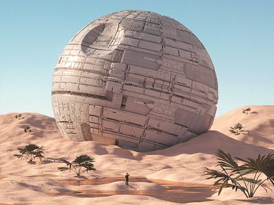The Death Star has landed