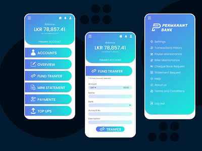 Banking App UI design