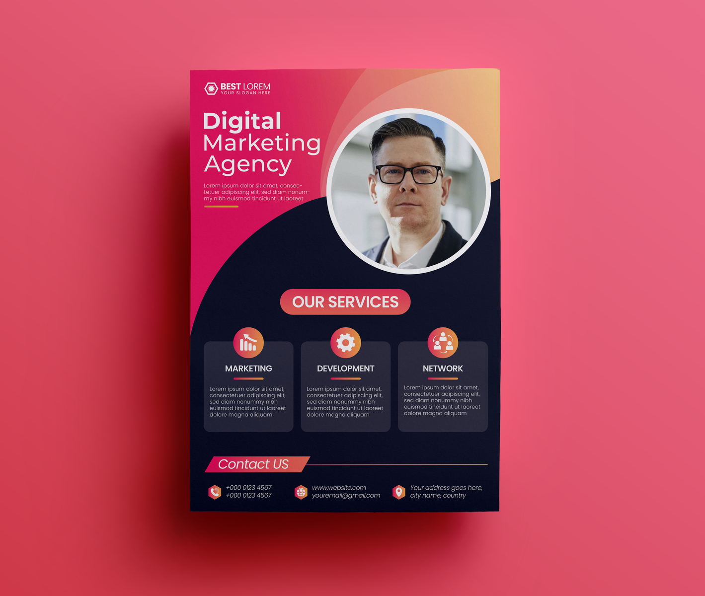 Corporate Professional Flyer Design Flyer Template by Ramim on Dribbble