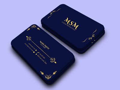 Luxury premium business card design