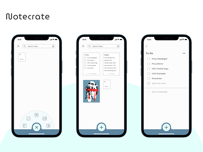 Notecrate app design mobile app mobile app design mobile design mobile ui note app notes notes app ui
