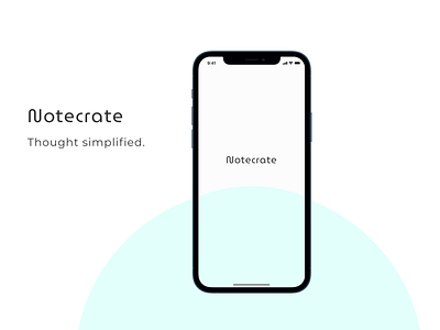 Notecrate app branding design mobile app mobile app design mobile design mobile ui note notepad notes notes app ui