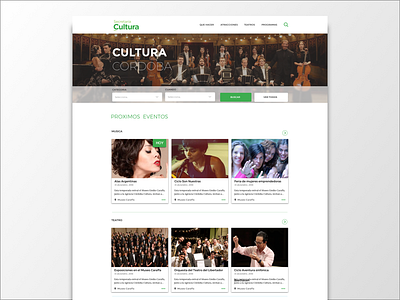 Events Landing Page argentina culture events turism