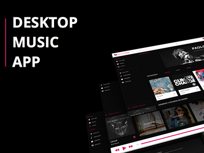 Desktop Music App desktop app presentation