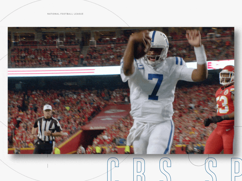 Jacoby Brissett Promo aftereffects gif motion graphics motiongraphics sports