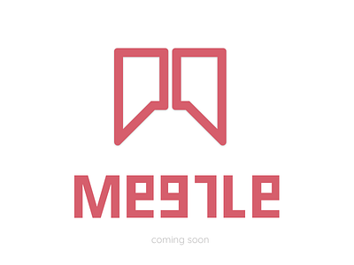 meetle logo logo logo design