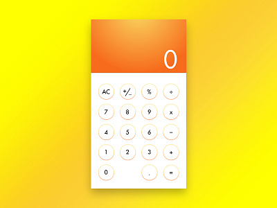 Daily Ui 4 Calculator calculator daily ui