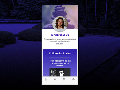 Daily Ui 6 User Profile 6 daily ui philosophy