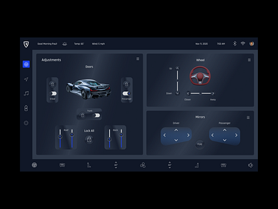 Rimac Concept Two - UX/UI - Adjustments