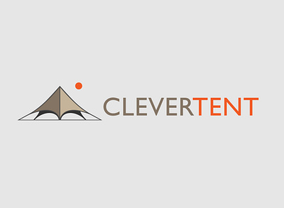 CLEVERTENT Logo adobe art branding color design graphic illustration logo vector web