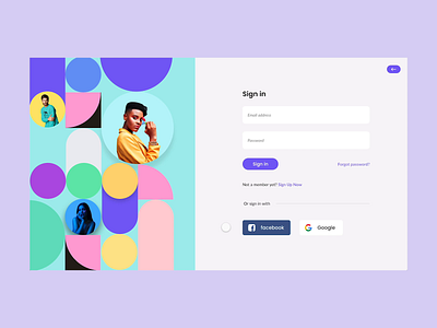 Sign Up form - Adobe XD Playoff 2020 ui trends adobe xd playoff branding branding design clean design createwithadobexd design login minimal pattern prototype rahul kumar rkhd sign in signup typography ui ux