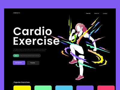 Fitness Website - Landing Page