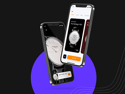 The Ambassador Watch Store app store branding delhi ecommerce app illustration india iphone 12 iphone mockup rahul kumar store store app uidesign ux design watch watches website