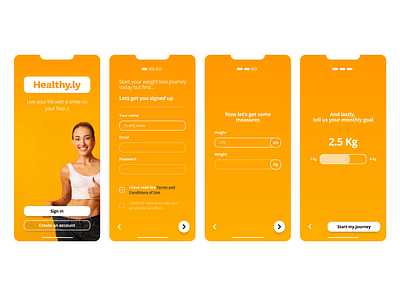 Login / Sign In, E-Fitness - Gym Management System by Max Holub on Dribbble