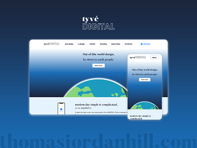 Web Design - tyvéDIGITAL branding design digitalagency firstshot freelance illustrator logo minimal popular uidesign uidesigner vector web design webdesign website