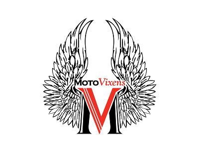 MotoVixens Logo brand logo logodesign