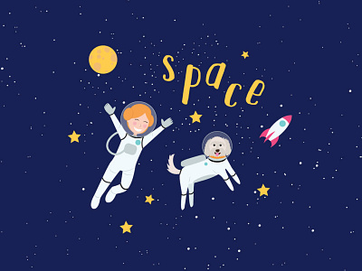 Space - Tiny Tina Music cover art digital drawing digital illustration space space illustration