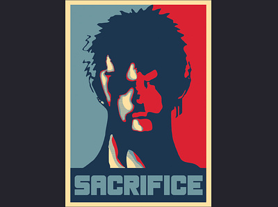 Sacrifice (One Piece Fan Art) design fanart illustration vector