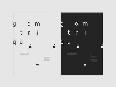 Composition typographique black composition design design graphic minimal minimalist poster simple typo typographic typography white