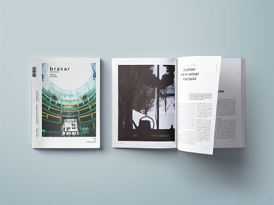 Bracar magazine design editorial design graphic design indesign magazine minimal minimalist photography print