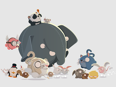 Characters for Ollimania children's book