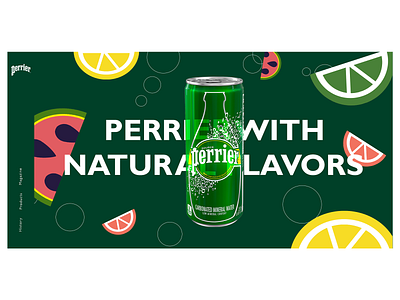 Perrier BX microsite main page