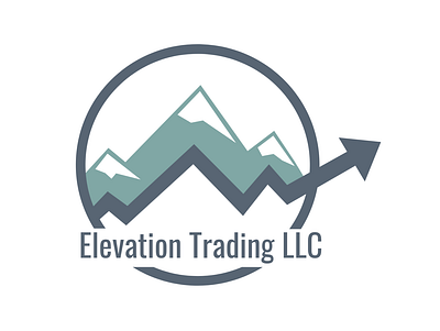 Elevation Trading LLC Logo adobe adobeillustrator adobexd branding brandlogo logodesign minimal mountain trading