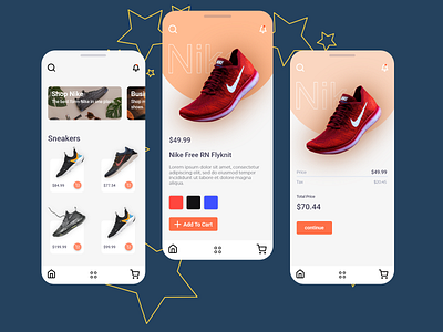 A Concept E-commerce App adobexd app design ecommerce app ecommerce design mobile app mobile ui qualityshitdesign quality💩design ui