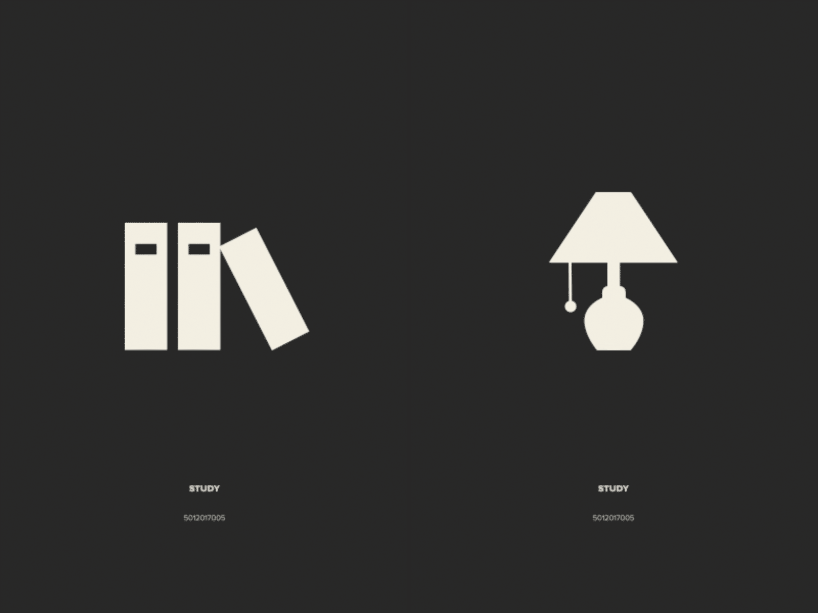 icon animation animate black books design icon lamp ui ux white