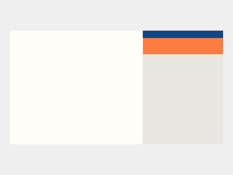 Homepage Design animation blue desktop geometric grid orange ui web
