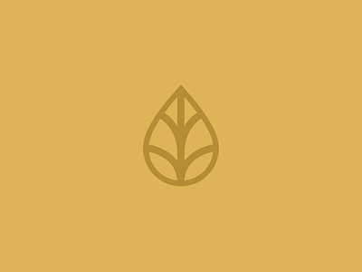Brandi Branding herbalist icons leaf lines minimal yellow yoga