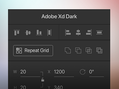 Adobe Xd Dark & Light UI