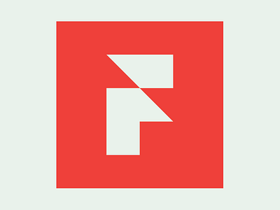 Futurebits Mark branding f futurebits logo mark minimal red sanfrancisco square vector