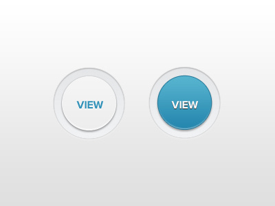 Beautiful Clickable Buttons big blue buttons clean round