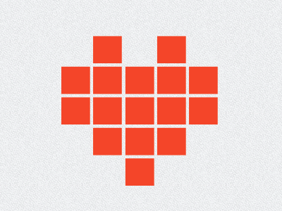 Pixel Heart Icon heart icon pixels red squares tiles