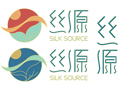 SILK SOURCE branding design illustration logo