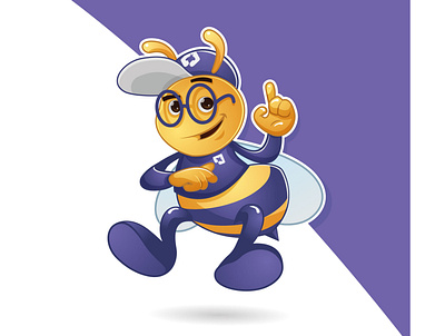 Bee Mascot Design cartoon digital art digital drawing digital illustration digital illustrations digitalart drawing illustration illustration art mascot mascot design vector