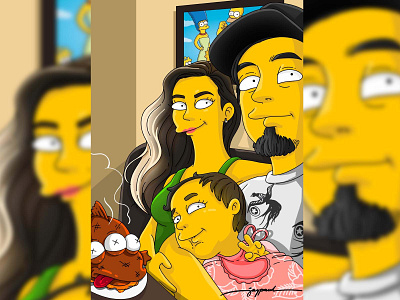 FAMILY PORTRAIT - SIMPSONIZED