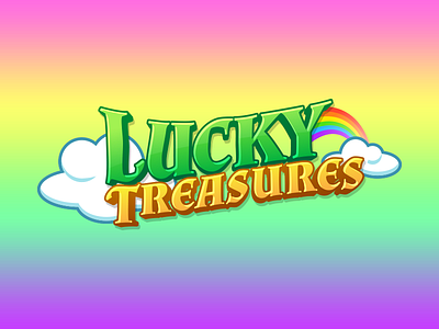 Lucky Treasures Pack Logo game logo type typography