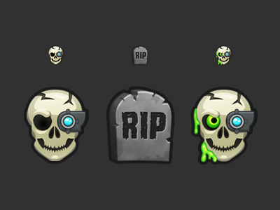 Twitch Emotes emotes game icon rip skull slime twitch