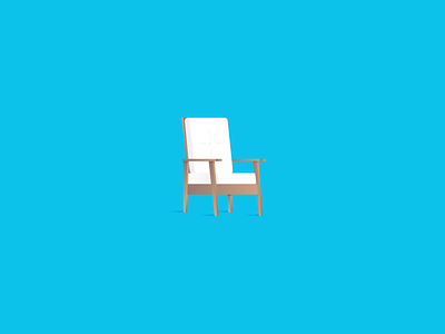 "I'm gonna sit right over chair." chair cushion illustration unused