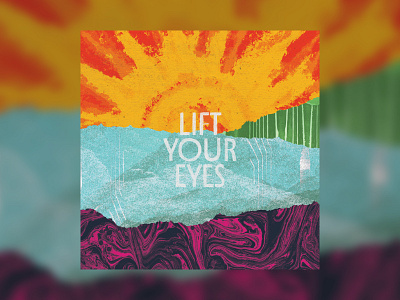 👀 ⬆ 02 acoustic album album artwork collage encouraging lift your eyes music packaging record texture