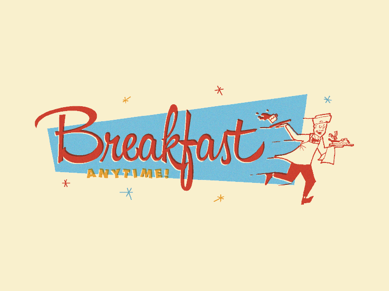 Feelin' Fifties! 1950s breakfast character character illustration diner dinner fifties food illustration oldies timeless