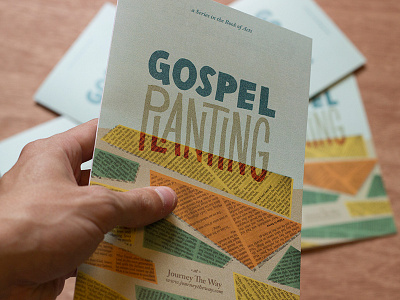 Gospel Planting Bulletin church gospel hand lettering lettering letters print