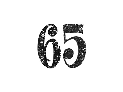 65 5 6 black and white hand lettering lettering numbers texture