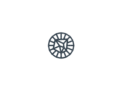 Prism ancient icon line logo prism texture