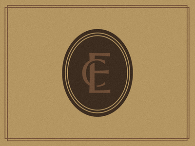 EC Monogram Exploration branding decoration decorative logo monogram seal