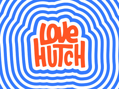 LoveHutch church custom lettering fun hutchinson kansas lettering logotype love