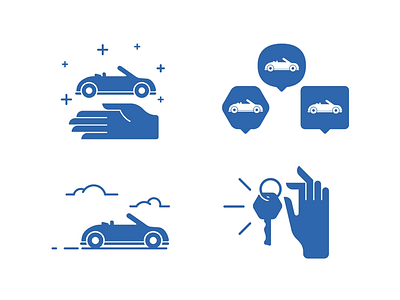 Car Store Icon Illos car iconography icons illustration keys new car