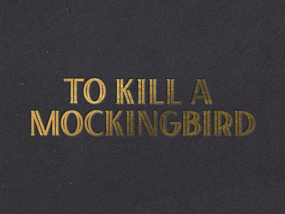 Lettters custom type inline inline type letters to kill a mockingbird